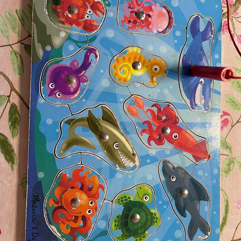 Melissa & Doug Ocean Adventure Puzzle with Blue and Orange